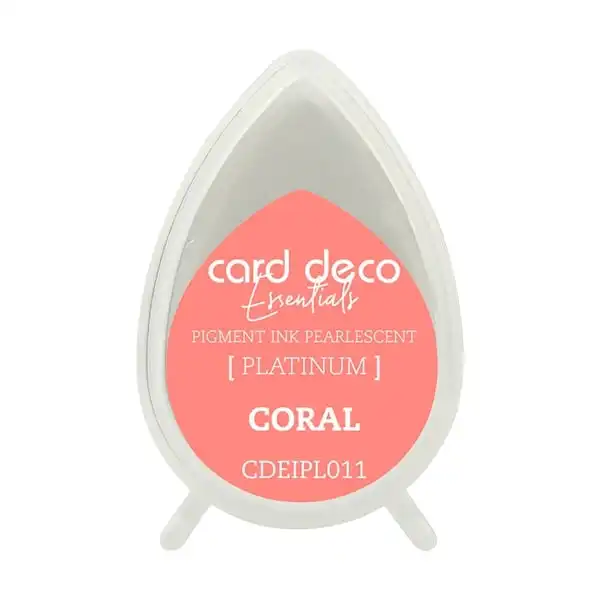 Card Deco Essentials Pigment Ink Pad, Pearlescent Coral