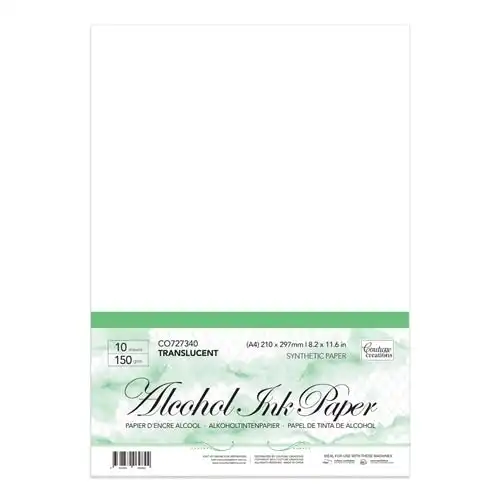Couture Creations Alcohol Ink Paper, 120gsm White- A4