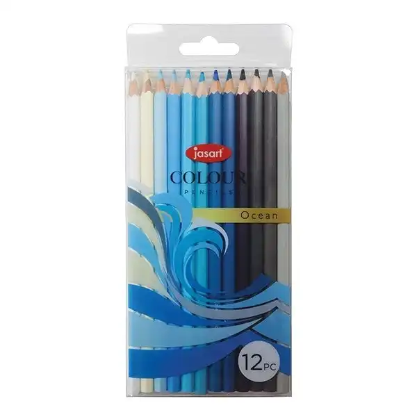 Jasart Studio Pencil, Ocean- Set of 12