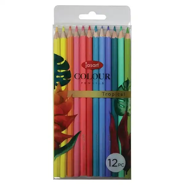 Jasart Studio Pencil, Tropical- Set of 12