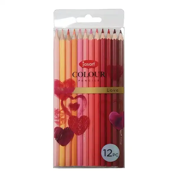 Jasart Studio Pencil, Love- Set of 12
