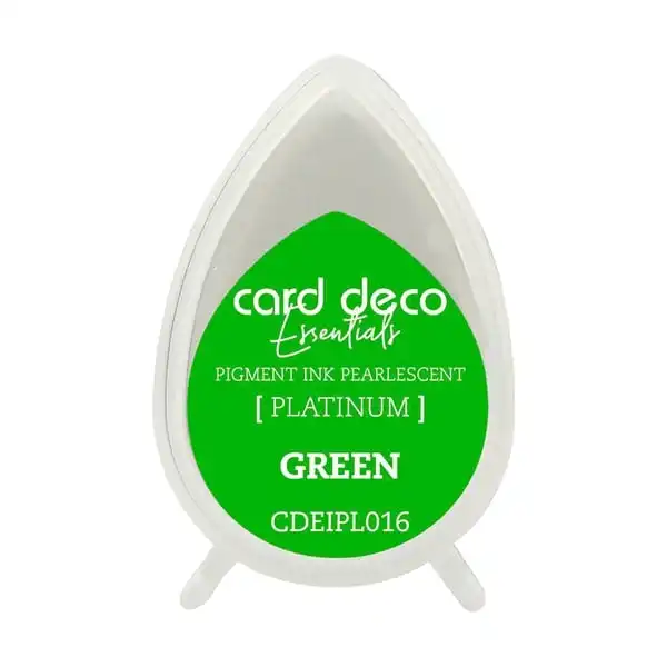 Card Deco Essentials Pigment Ink Pad, Pearlescent Green