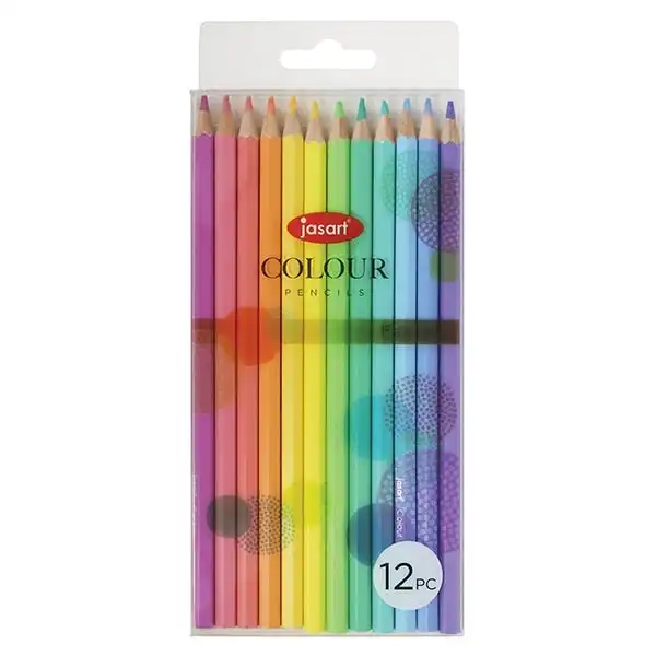 Jasart Studio Pencil, Pastel- Set of 12