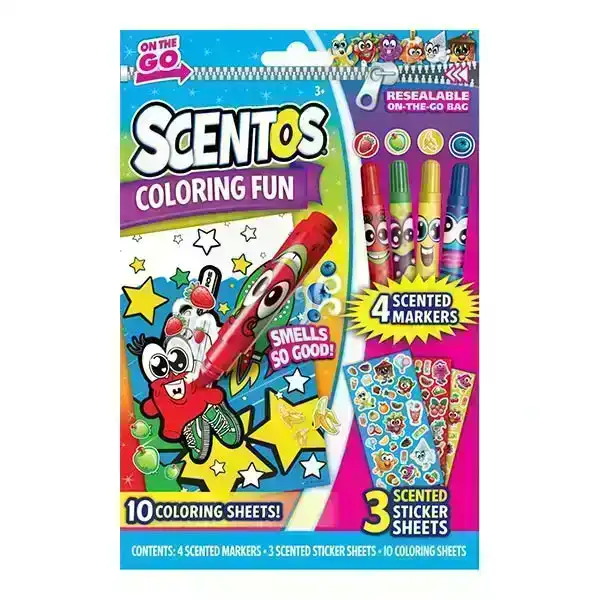 Scentos Scented On-the-Go Colouring Fun