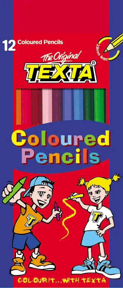 Texta Coloured Pencils Set 12