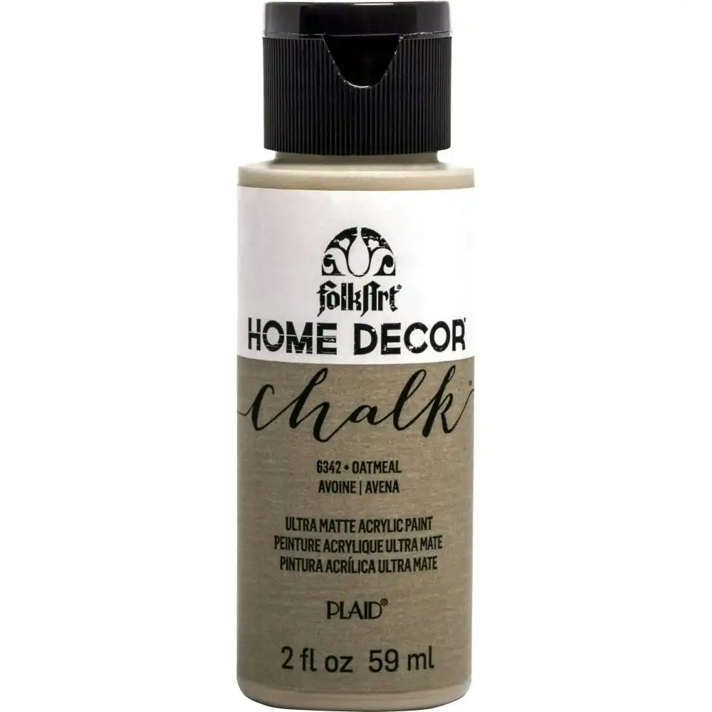 FolkArt Home Décor Chalk Paint, Oatmeal- 2oz