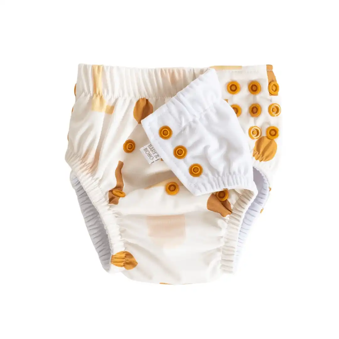 Bare and Boho Reusable Swim Nappy Toddler 5-14kg Fresh Apricot 1 Pack