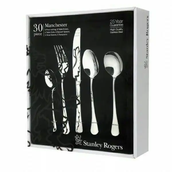 Stanley Rogers Manchester 30pc Cutlery Set 50550