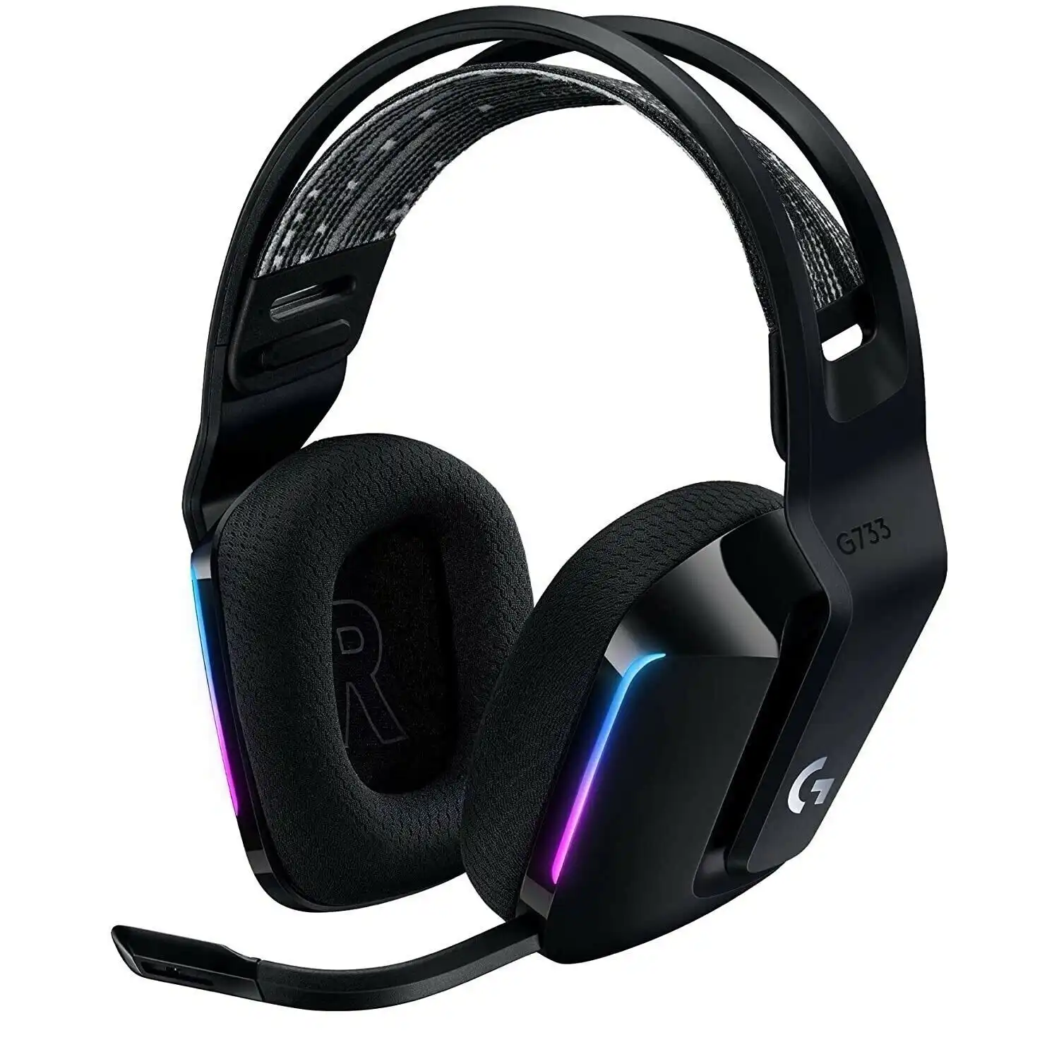 Logitech G733 Lightspeed Wireless Gaming Headset - Black
