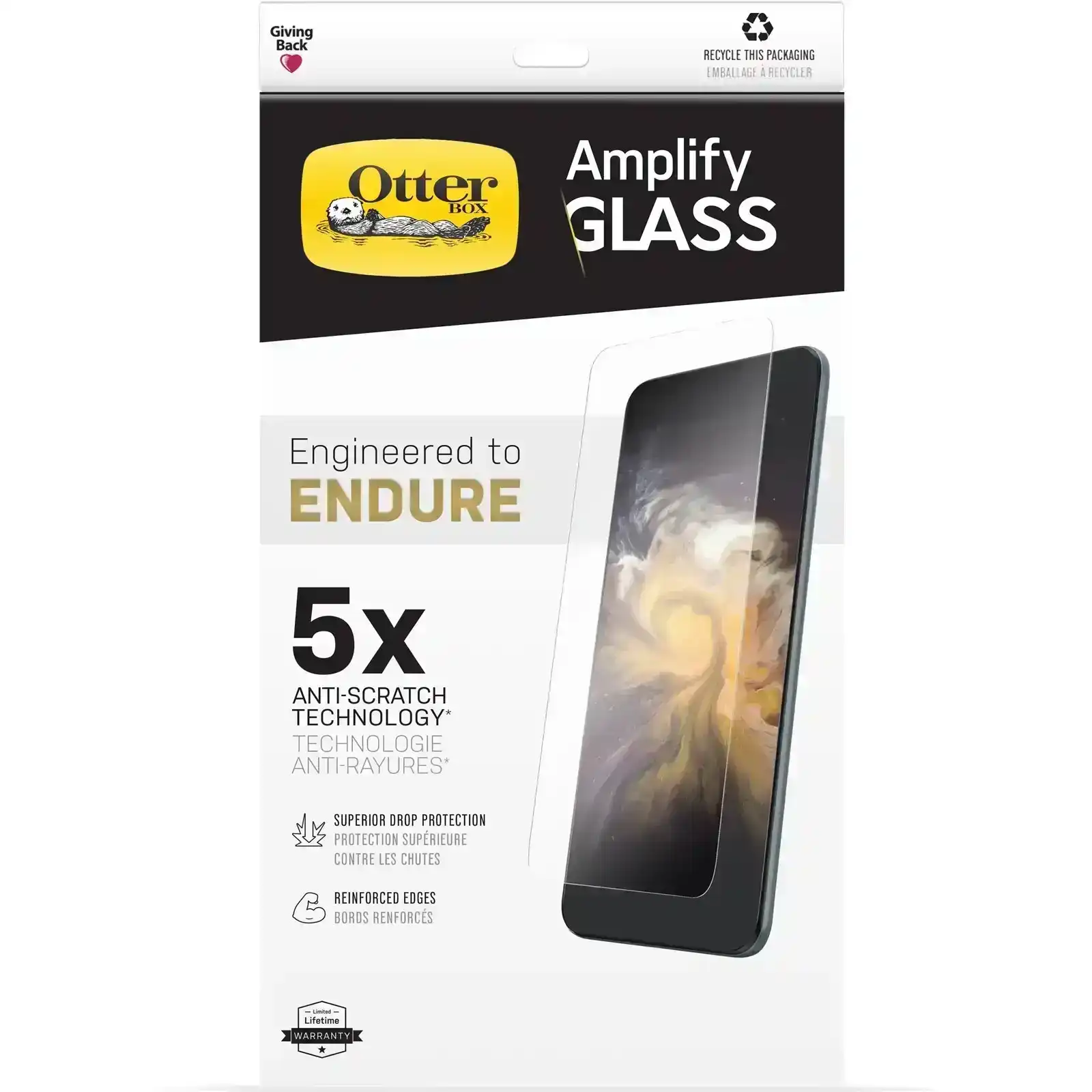 Otterbox Amplify Glass Screen Protector For Apple iPhone 14 Plus