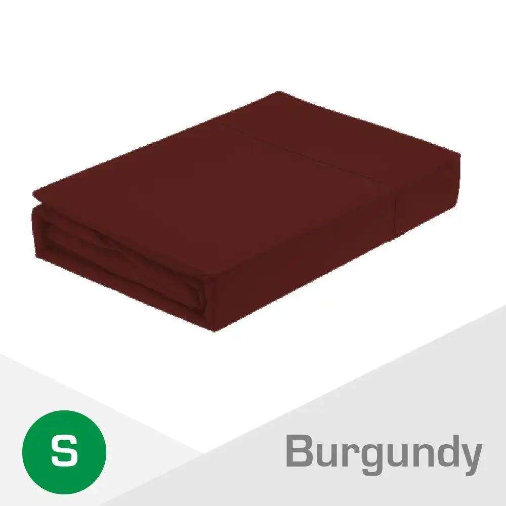 Burgundy 1000TC Egyptian Cotton Fitted Sheet + Pillowcase(NO Flat Sheet)