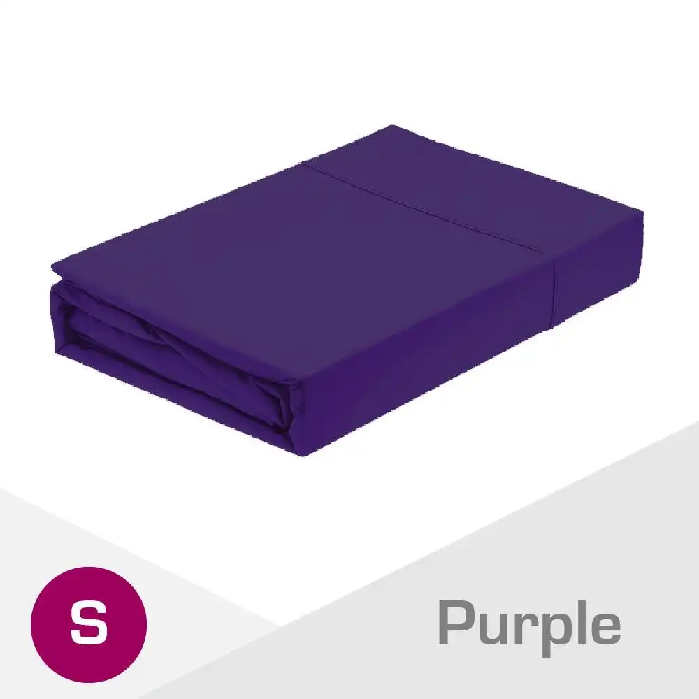 Purple 1000TC Egyptian Cotton Fitted Sheet + Pillowcase(NO Flat Sheet)