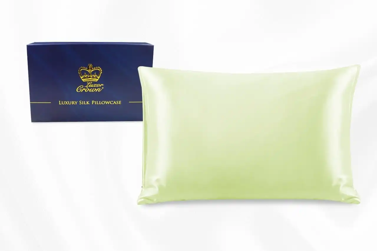 One Piece 100% Pure Two-Side Mulberry Silk Pillowcase Pistachio