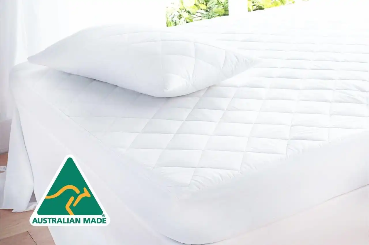 Cotton Quilted Aus Made Fully Fitted Mattress Protector