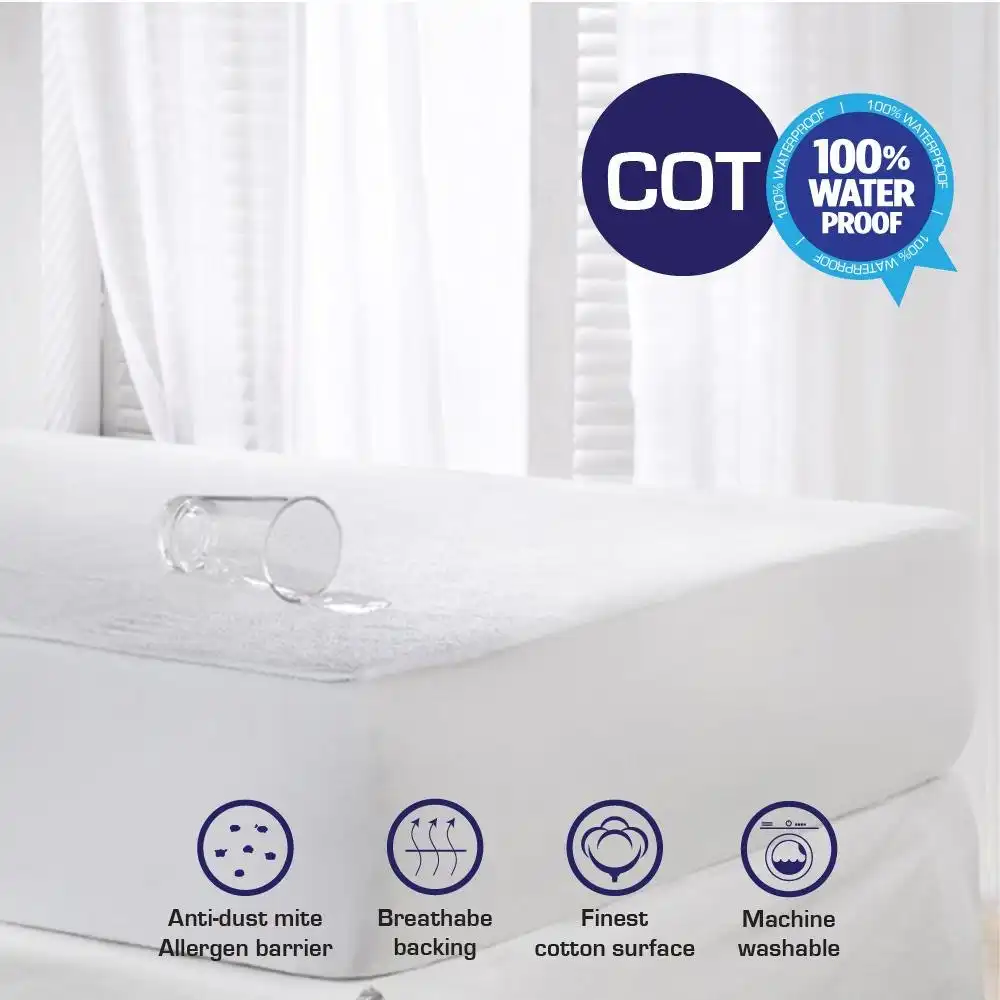 New Terry Cotton Fully Fitted Waterproof Mattress Protector