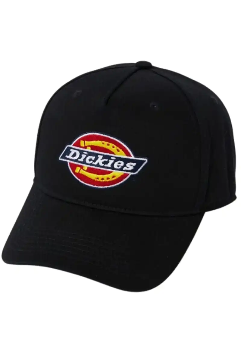 Dickies | Classic Logo Curved Peak 5 Panel Cap (Black)