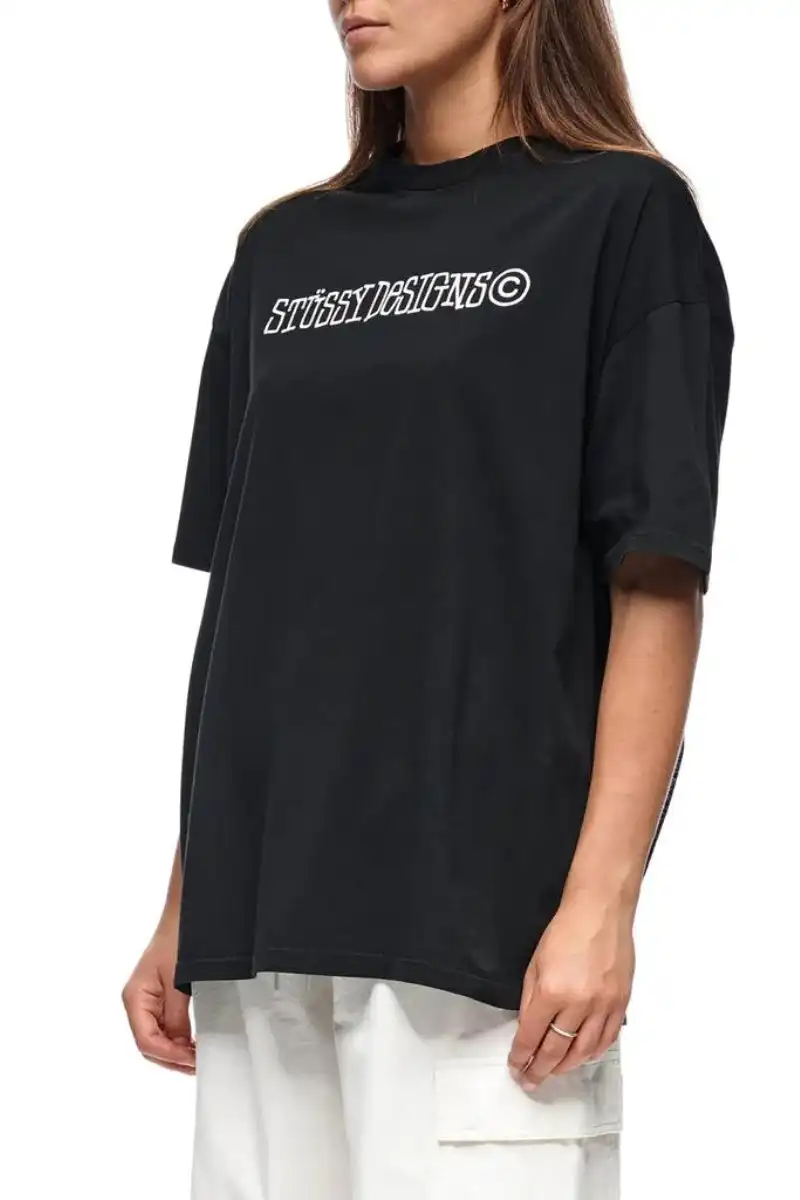 Stussy | Womens Designs Relaxed Tee (Black)