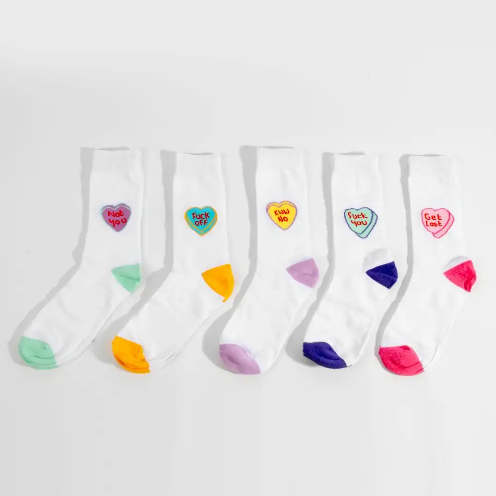 Undakuva F Love Socks 5 Pack