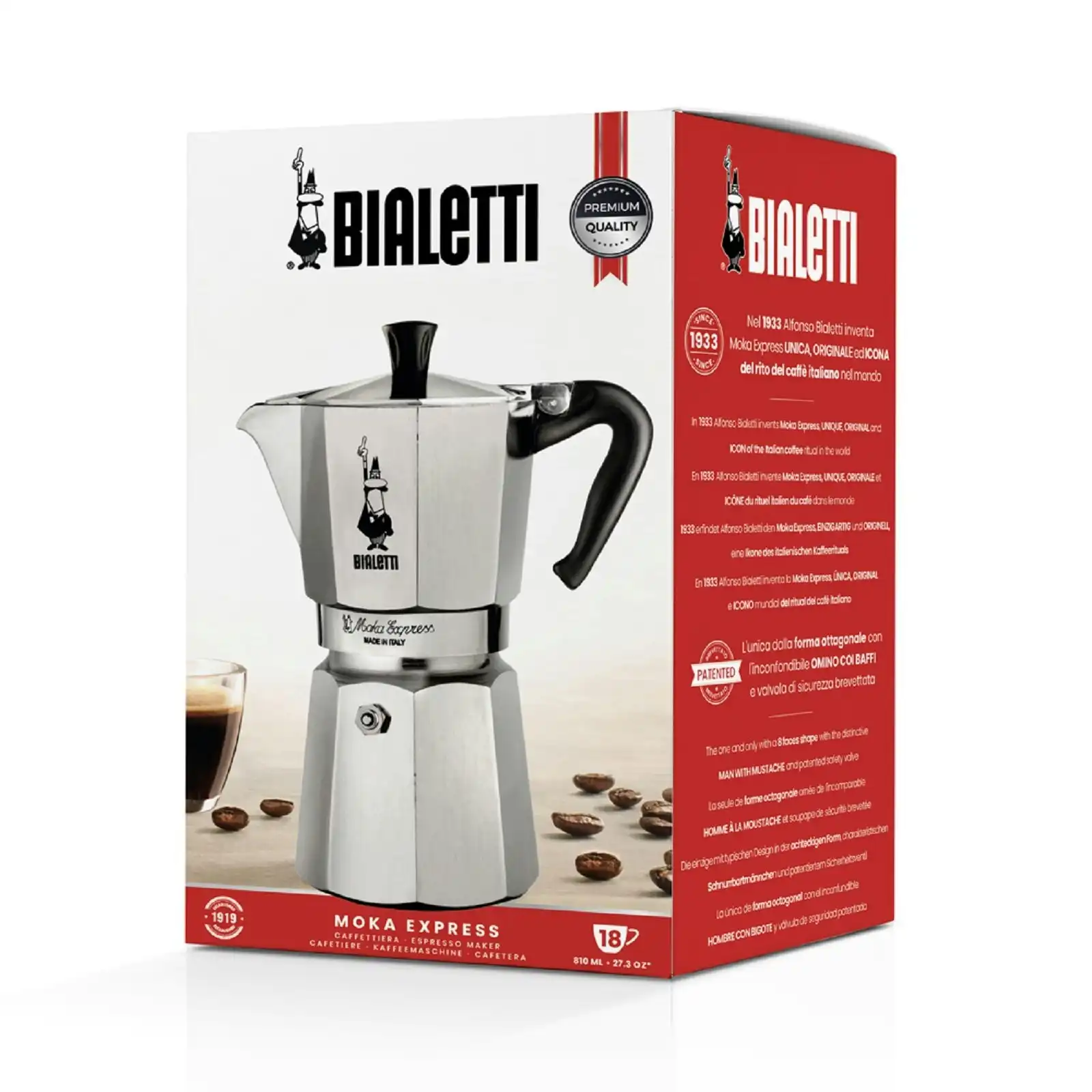 Bialetti Moka 18 Cup Espresso Maker