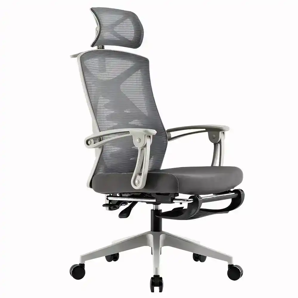 Furb M92 Ergonomic Office Chair Executive Gaming Chair Breathable Mesh Grey