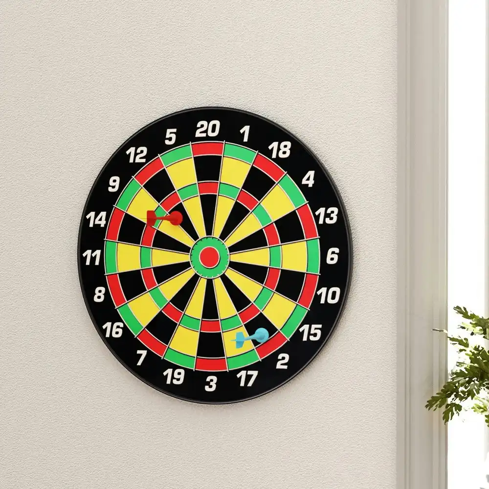 16" Magnetic Dart Board Set Dartboard Kid Adult Party Game Gift Toy