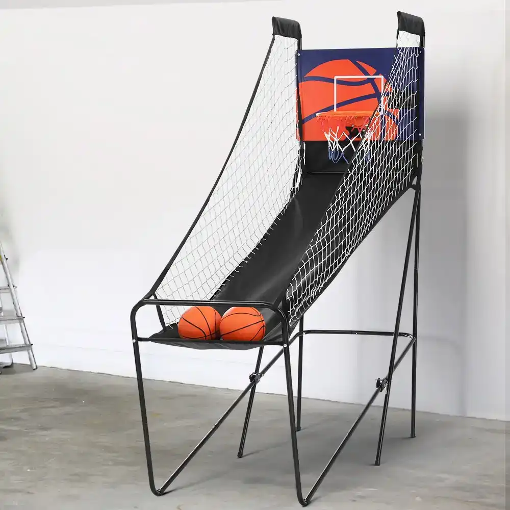 Arcade Basketball Game Foldable LED Electronic Scorer Single Shot Indoor Sport Kids Adult