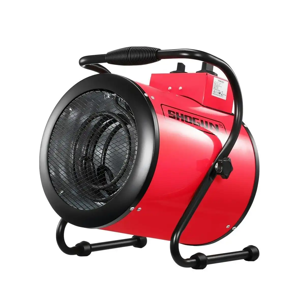 Shogun 2-in-1 3000W Portable Electric Industrial Fan Heater Free Standing Carpet Dryer SAA Red