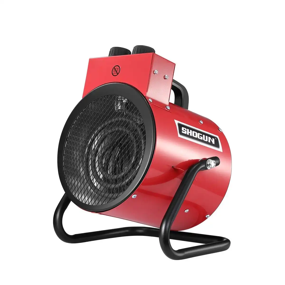 Shogun 2000W 2 in 1 Portable Electric Heater Industrial Fan Heater freestanding Carpet Dryer with SAA Red