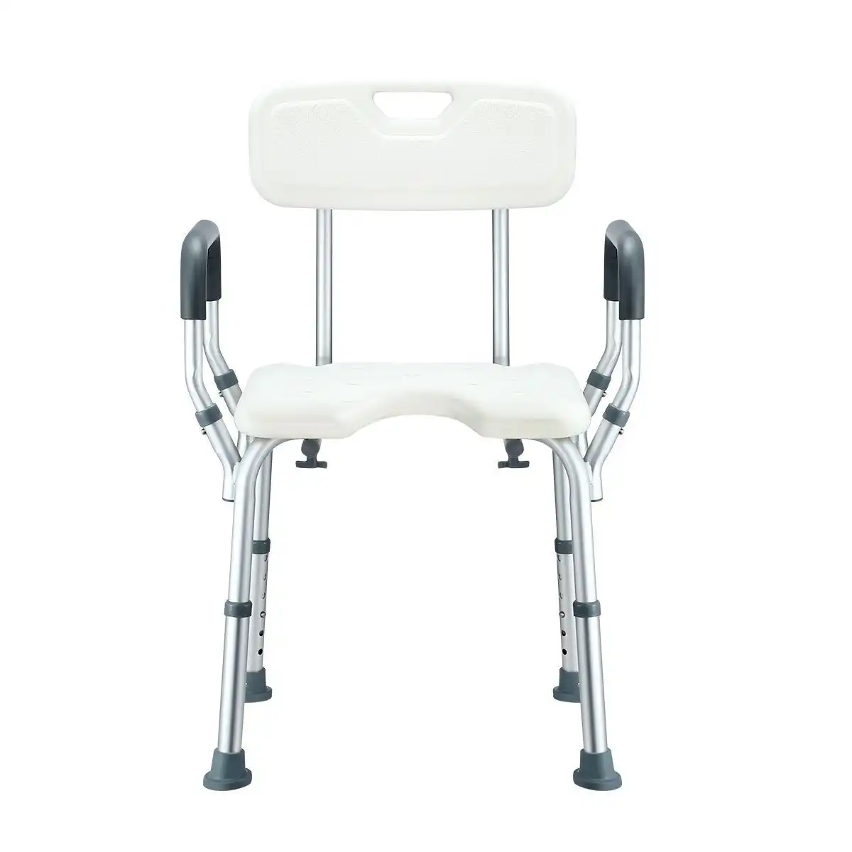 Ausway Medical Shower Chair Bathtub Bath Seat Stool with Back and Armrests