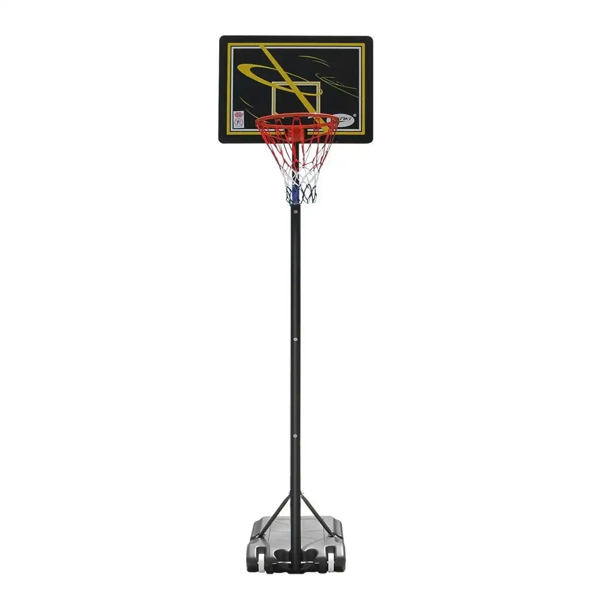 Genki 1.55-2.6m Kids Adult Portable Basketball System Hoop Stand