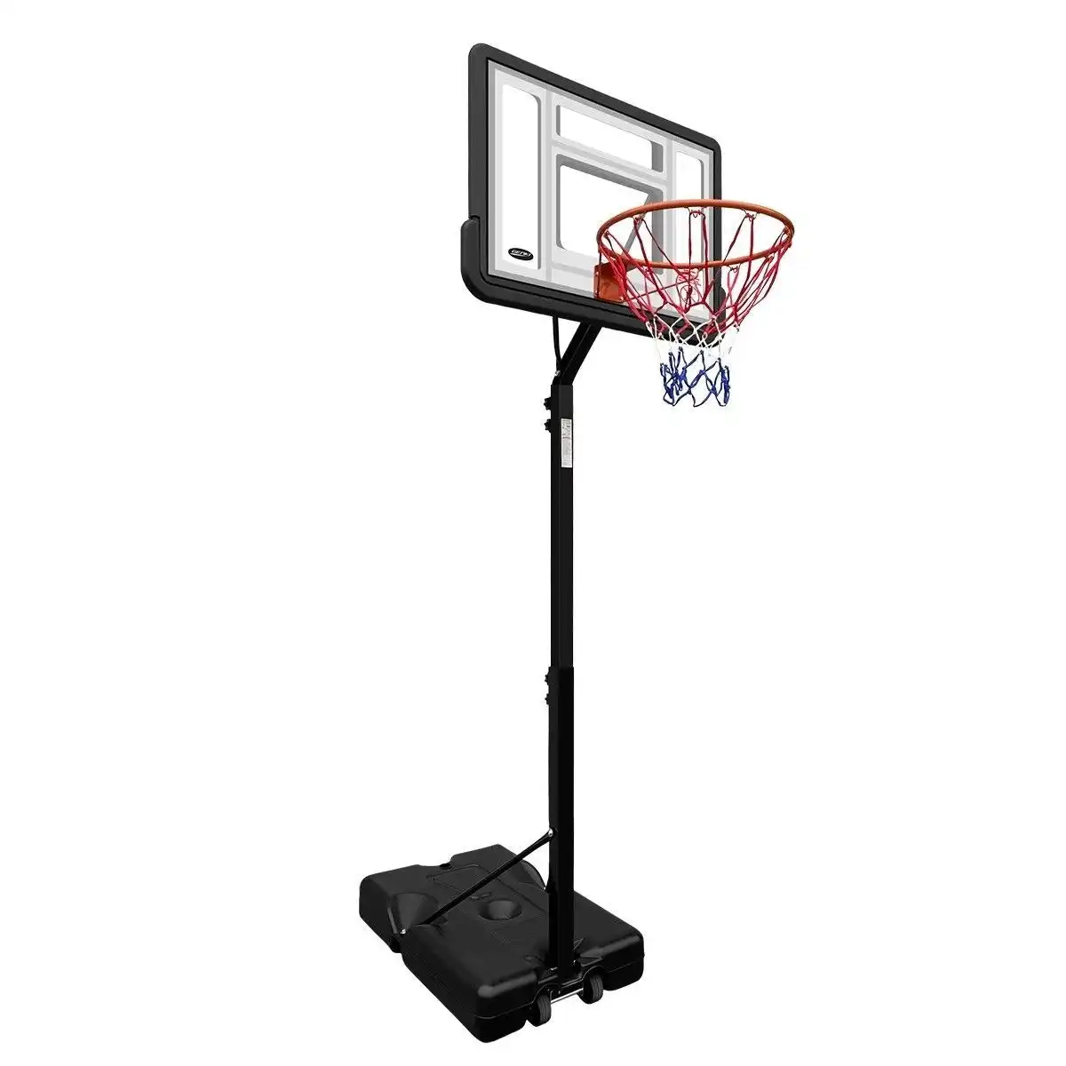 Genki  Adjustable 2.1-2.6m Portable Basketball Hoop Stand System Backboard Rim