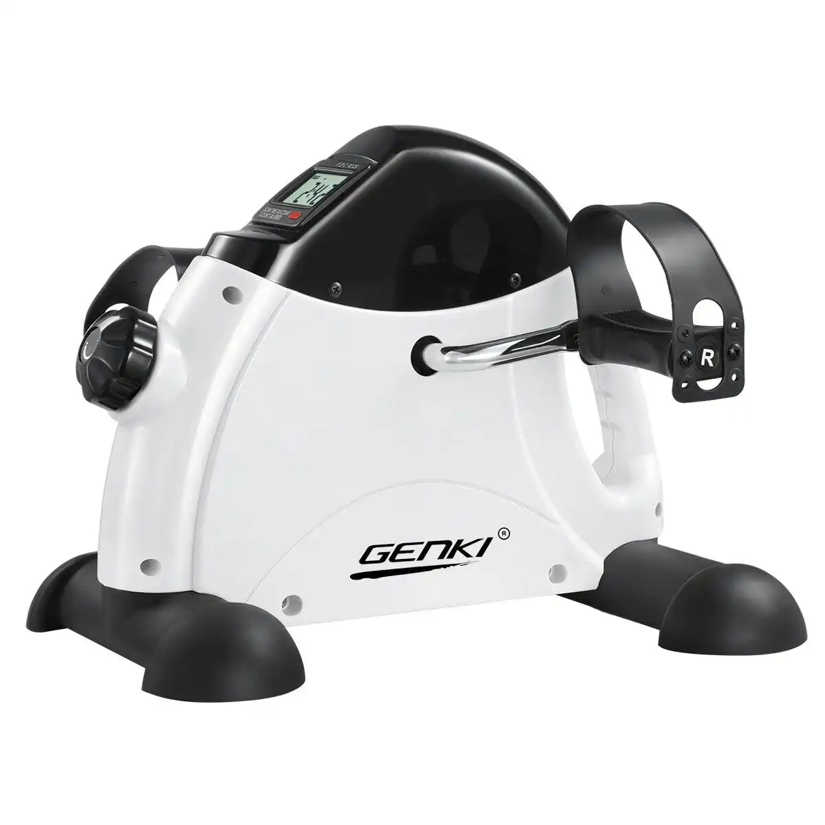 Genki  Mini Exercise Bike Portable Pedal Exerciser Adjustable Home Gym Fitness Trainer