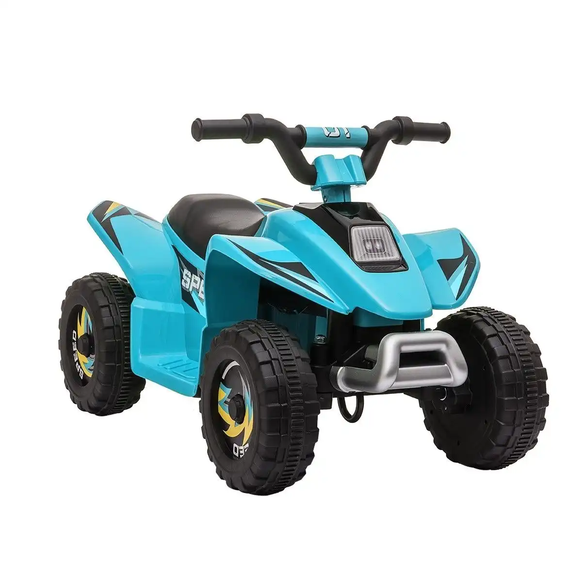 Ausway Kids Ride On Toy 6V Electric ATV Quad Rechargeable Battery Blue