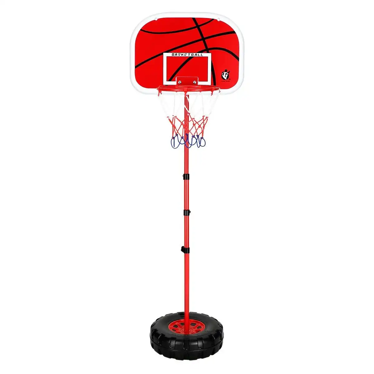 Ausway 2m Basketball Hoop for Toddler Kids Children Portable Adjustable Indoor Training Set