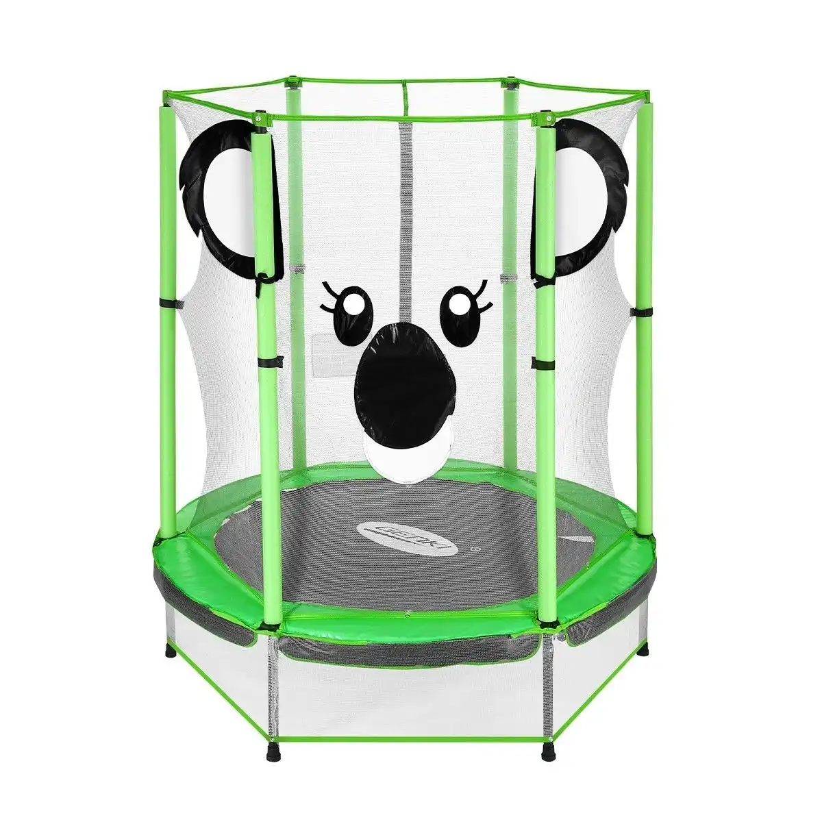 Genki  55 Inch Koala Trampoline for Kids with Safety Net Enclosure