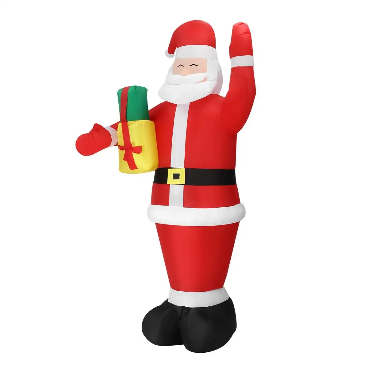 Solight Christmas Santa Claus Decor Inflatable Decoration Xmas Light Holiday Ornament Blow Up Outdoor Indoor Garden Party Yard Built In LED 240cm