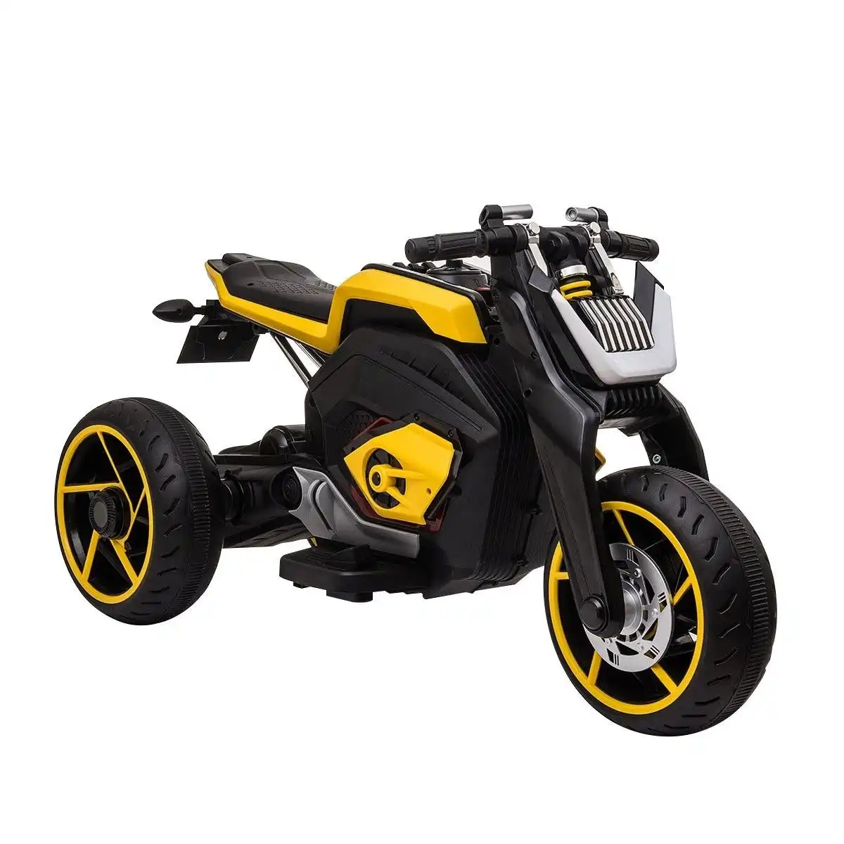 Ausway 6V Kids Electric Ride On Motorcycle Triple Wheel Toy Motorbike