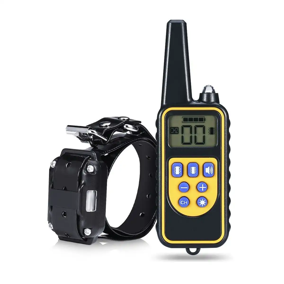 Pet Scene Dog Training Collar Rechargeable Dog Vibration Beep Collar with 800M Remote Control