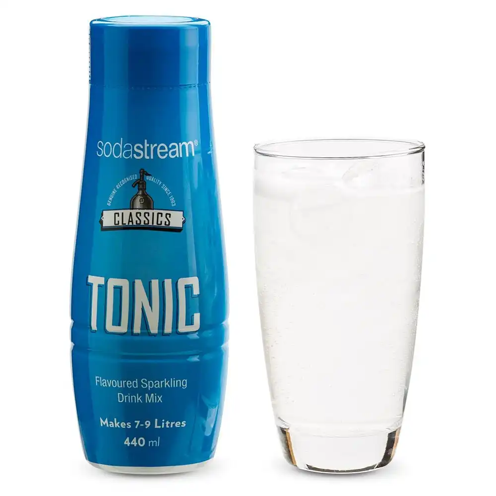 SodaStream Classics Tonic 440ml/Sparkling Soda Water Syrup Drink Mix/Makes 9L
