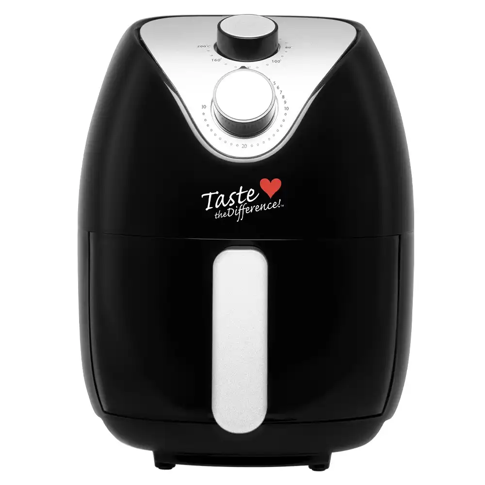 Taste The Difference Electric Air Fryer Cooker w/Grill Tray/Non Stick 1000W 1.8L