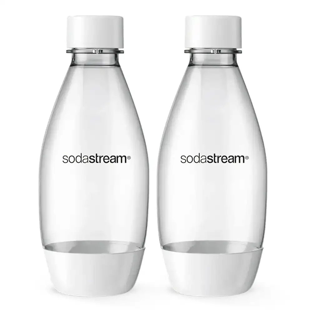 2pc 0.5L SodaStream Water Bottles Soda Dishwasher Safe BPA Free Carbonating