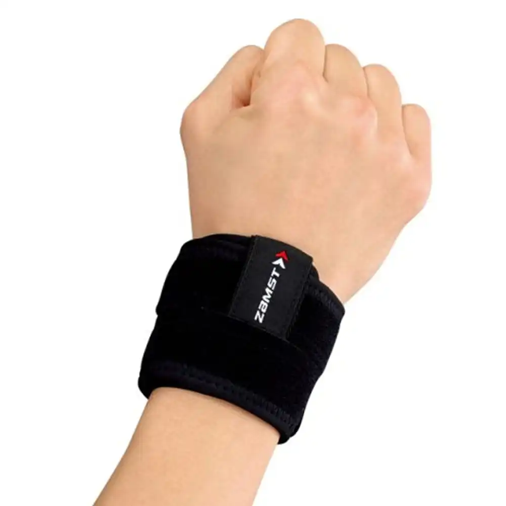 Zamst Moderate Anti-Slip Dual Strap Level Sports Wrist Strain Support Band Small