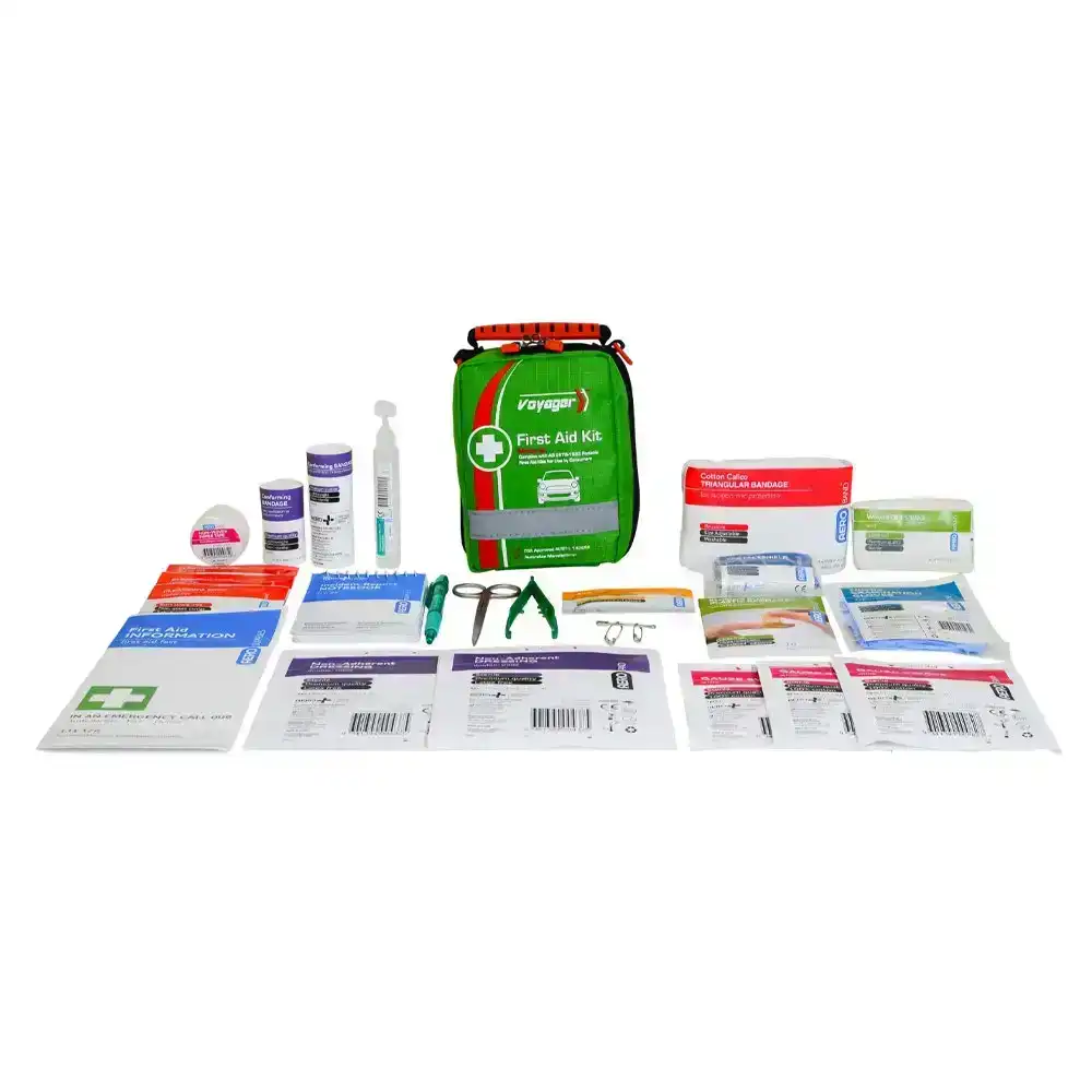 Aero Healthcare Voyager 2 Series Motorist Emergency First Aid Kit w/Bandage/Swab