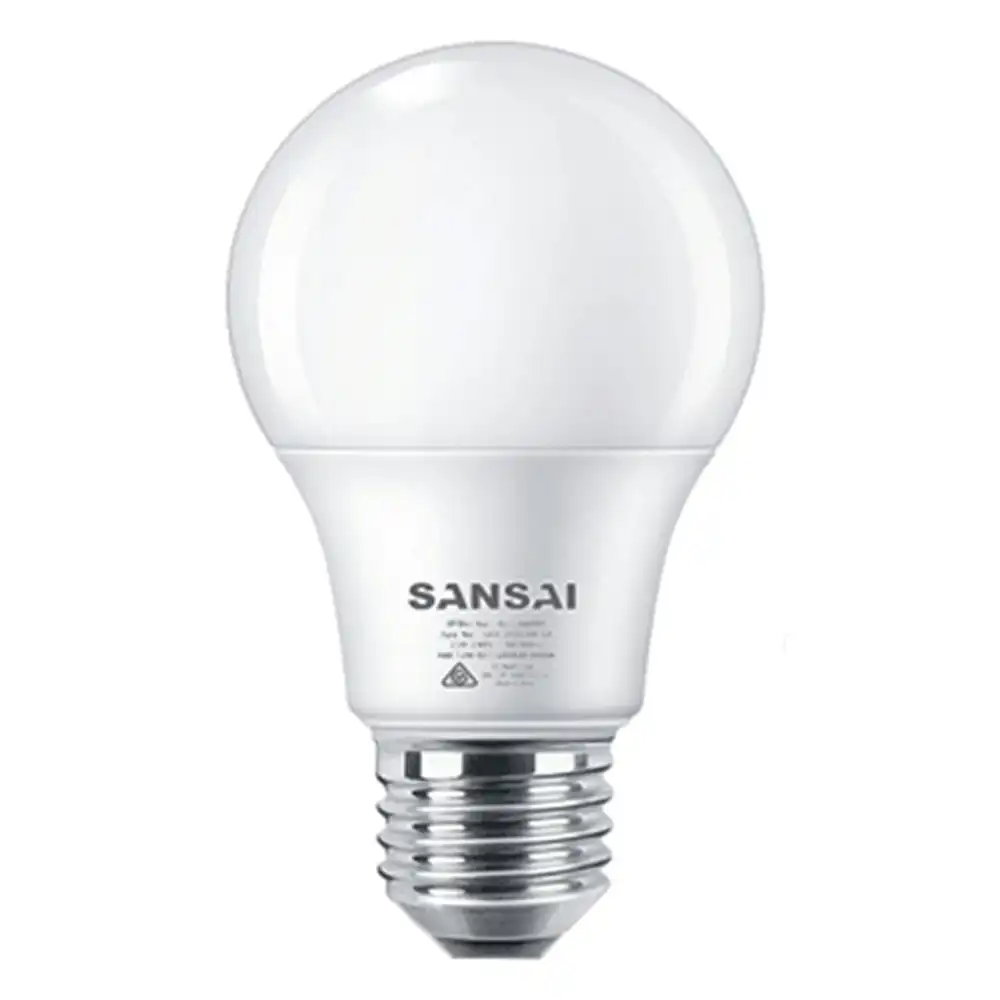 6x Sansai Home/Office LED 1050lm Screw Light Bulb A60 12W E27 Warm White 3000K