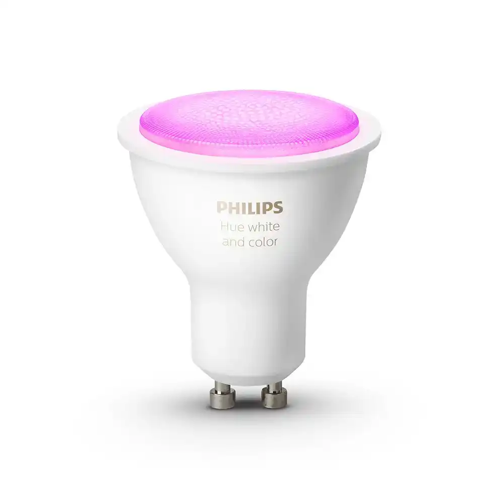 Philips Hue White/Colour Ambiance Home Light Bulb/Globe 5.7W GU10 w/ Bluetooth