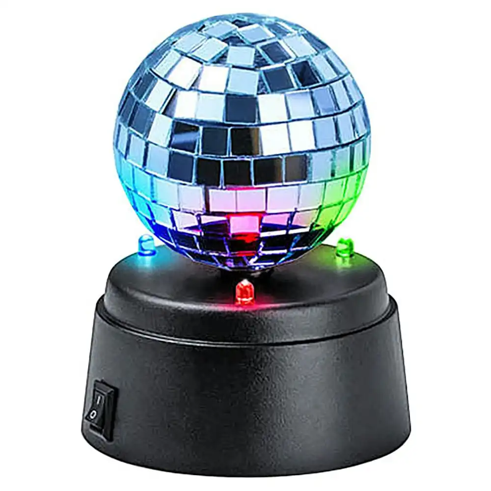Mini Disco Kids Dance Party DJ Retro 80s Reflective Mirror Ball Light 10cm