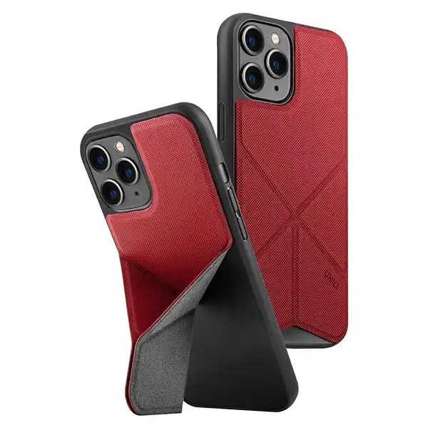 Uniq Transforma Bumper Protective Mobile Case Cover For iPhone 12 Pro Max Red