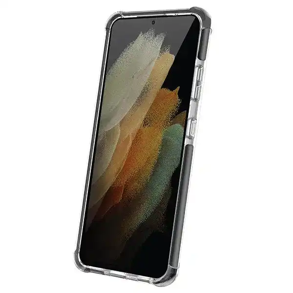 Uniq Combat Carbon Protective Mobile Case For Samsung Galaxy S21 Ultra Black