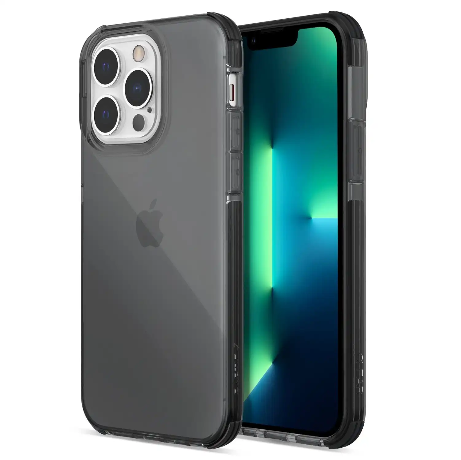 X-Doria Raptic Clear Shockproof Slim Case/Cover For Apple iPhone 13 Pro Smoke