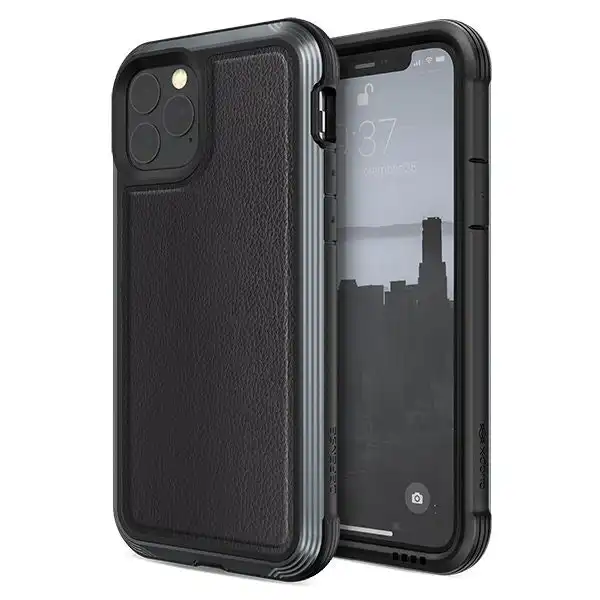 X-Doria Defense Lux Protective Leather Case/Cover For Apple iPhone 11 Pro Black